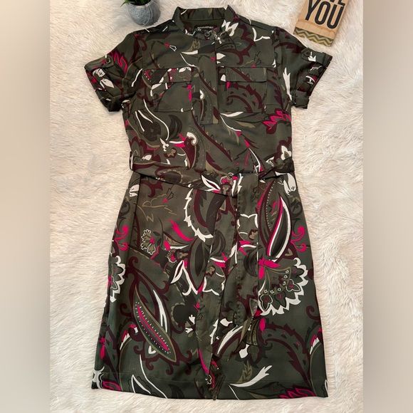 Banana Republic Military Flight Jacket Dress - Picture 2 of 12